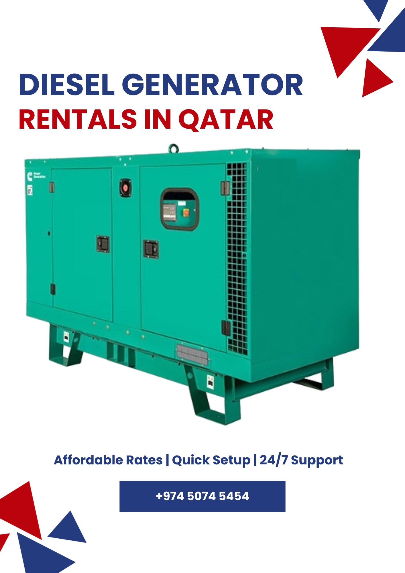 diesel generator rentals in qatar